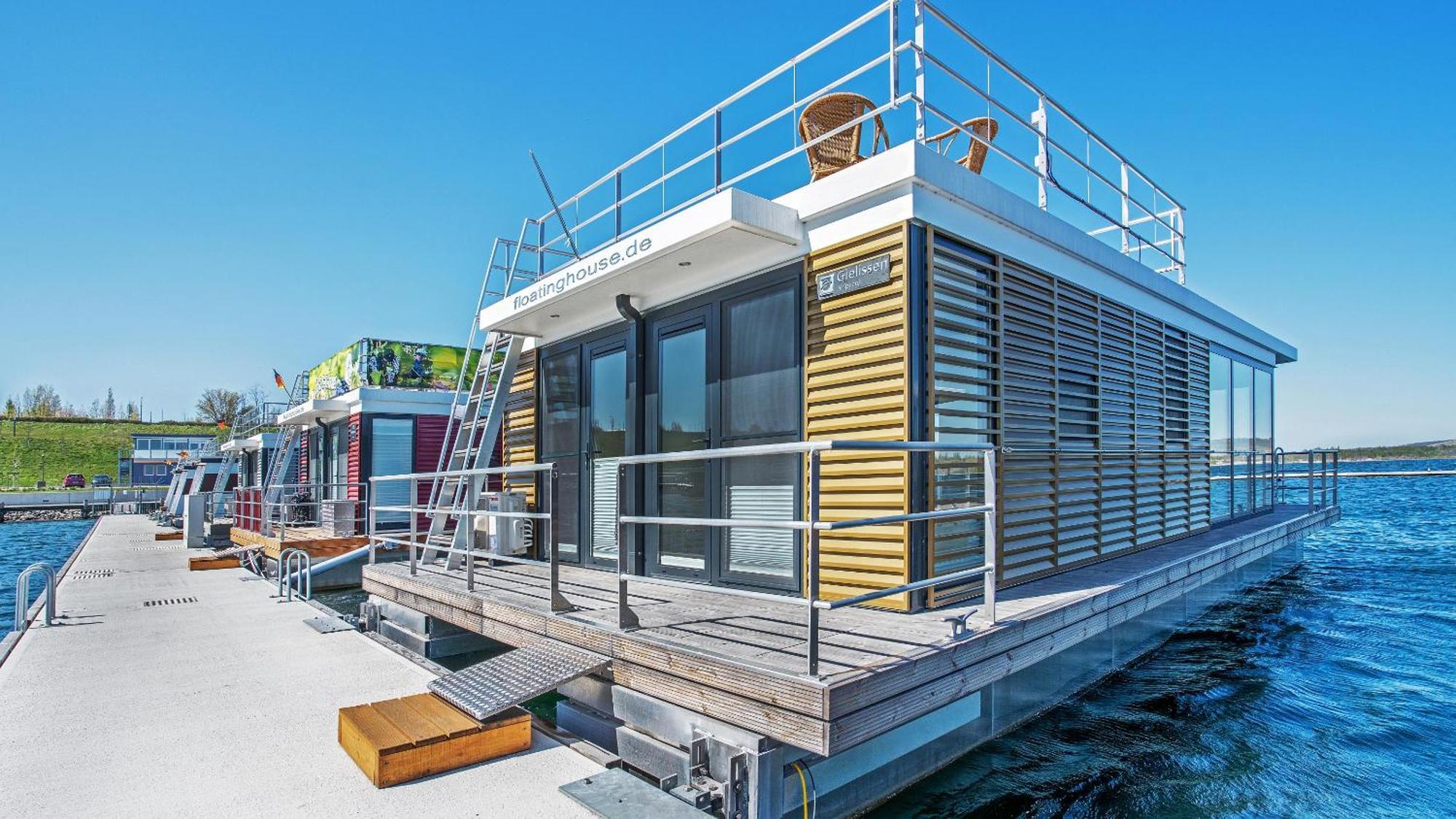 Hausboot Geiseltalsee - Floating House - Well Hausboote - Family & Friends Braunsbedra ภายนอก รูปภาพ